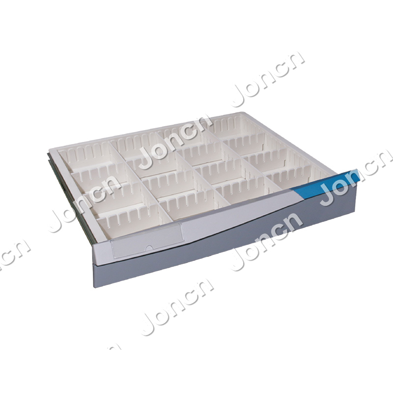 ET-850J86A Hospital Trolley Cart 5 Drawers High Capacity Medical Drug Delivery Trolley Cart ABS Medical Cart